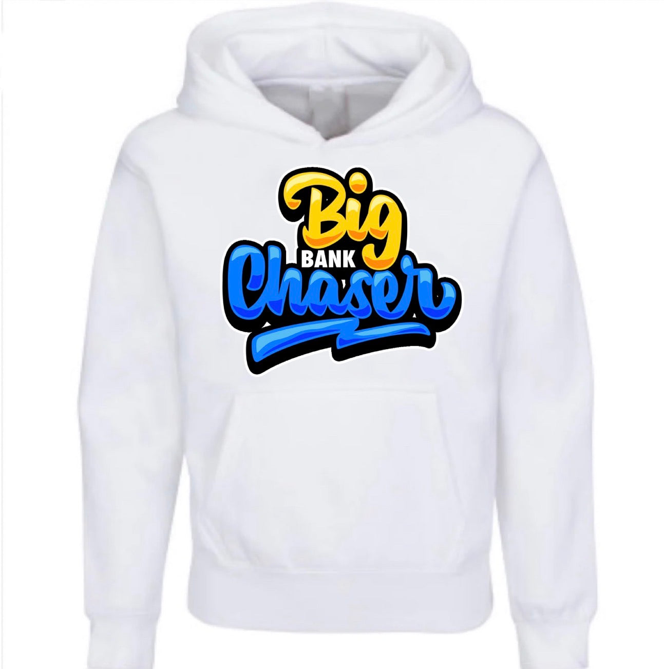 Bigbankchaser White Hoodies